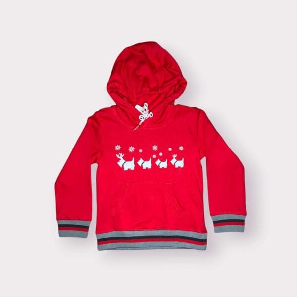 Sudadera Roja Con Capucha
