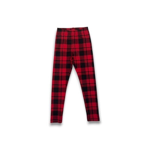 Leggins Cuadros Rojos